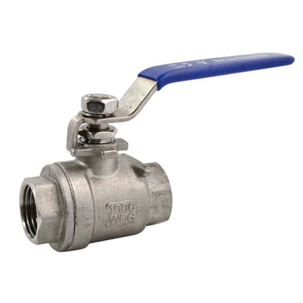 BALL VALVE FULL PORT 1/2″ NPT 316 SS STAINLESS STEEL WOG 1000 FOR HOME