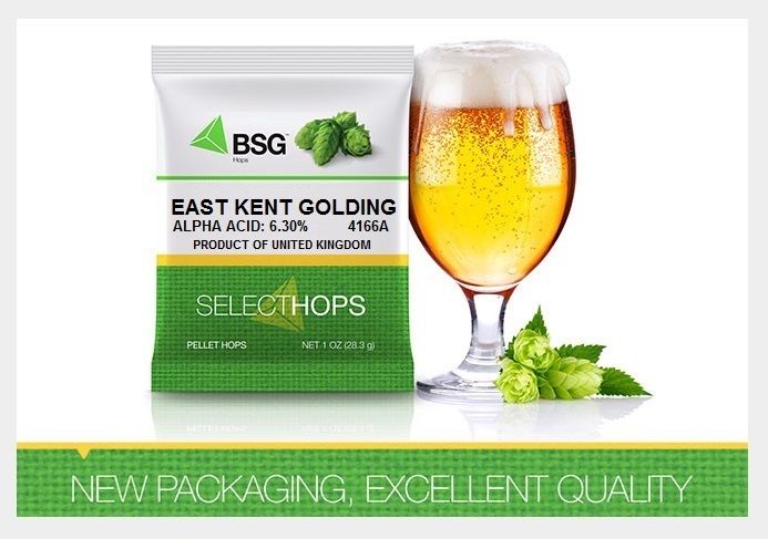 EKG EAST KENT GOLDING HOPS 1oz HOP PELLETS FACTORY PACKED IN NITROGEN FOIL FOR HOME BREWING - Image 5
