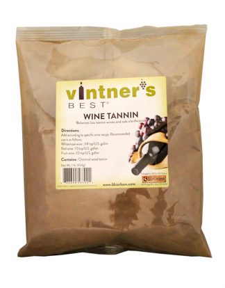 Vintner's Best WINE TANNIN 1lb LD Carlson Factory Pack for Home Winemaking