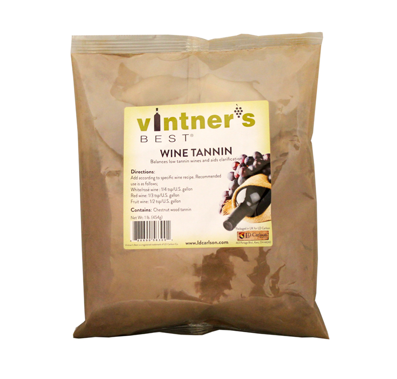 Vintner's Best WINE TANNIN 1lb LD Carlson Factory Pack for Home Winemaking