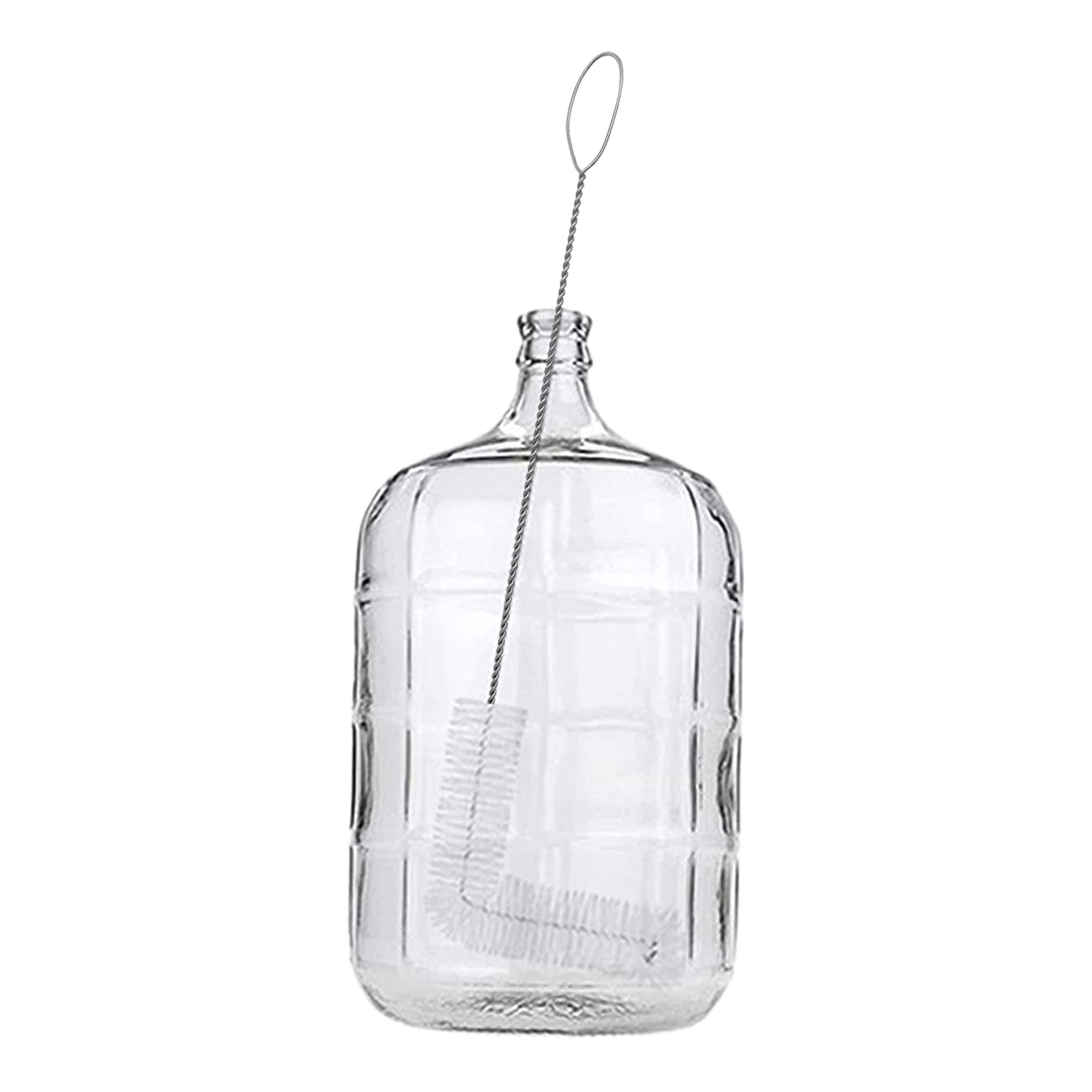 CARBOY BRUSH Stainless Steel Shaft with Soft White Bristles for Glass Carboy - Image 2