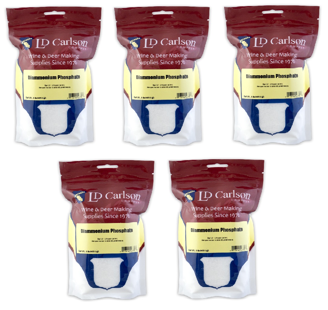 5LBS DAP Diammonium Phosphate 5 Pounds 18-46-0 Yeast Nutrient for Home Brewing Mead Cider Beer Wine Moonshine and Baking