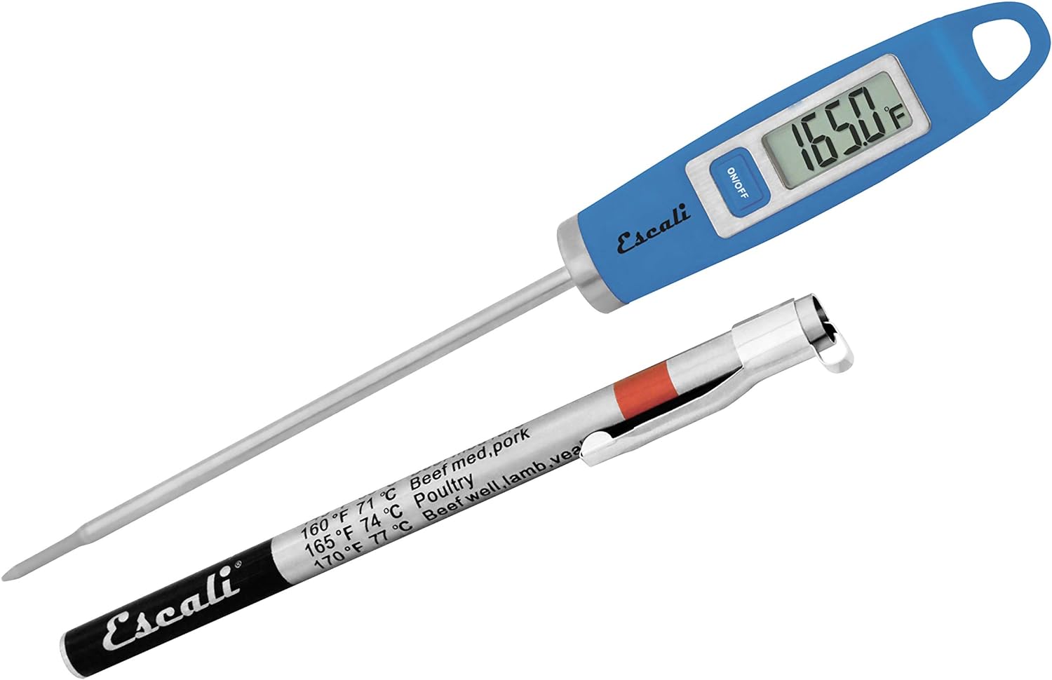 Escali DH1 Gourmet DIGITAL POCKET THERMOMETER 8 Probe for FRENCH