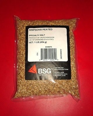 PEATED MALT 10 LBS SIMPSONS SPECIALTY GRAIN FOR THE FINEST IRISH WHISKEY EVER