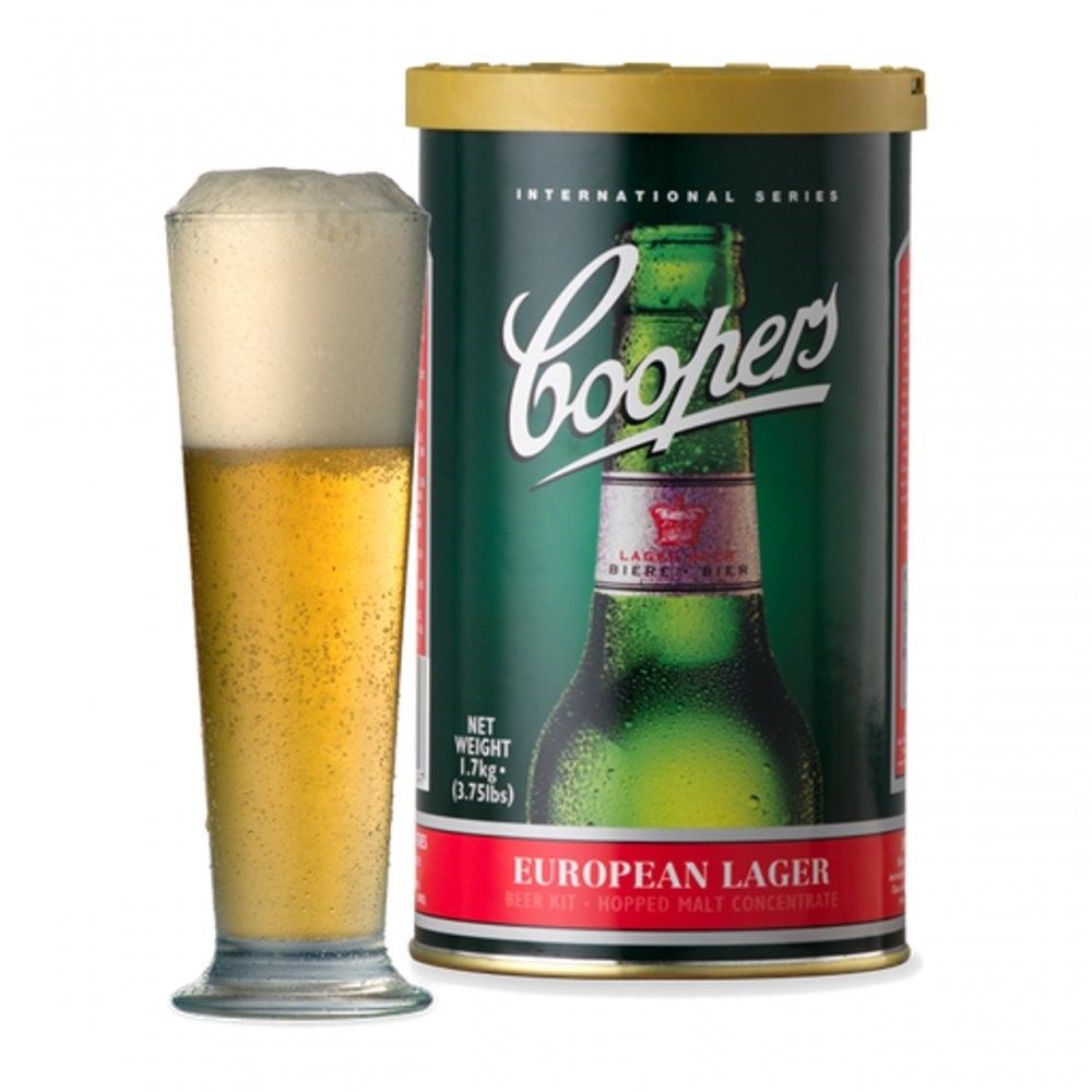 BEER KIT EURO LAGER 5 GAL BREWING INGREDIENTS COOPERS DIY EUROPEAN