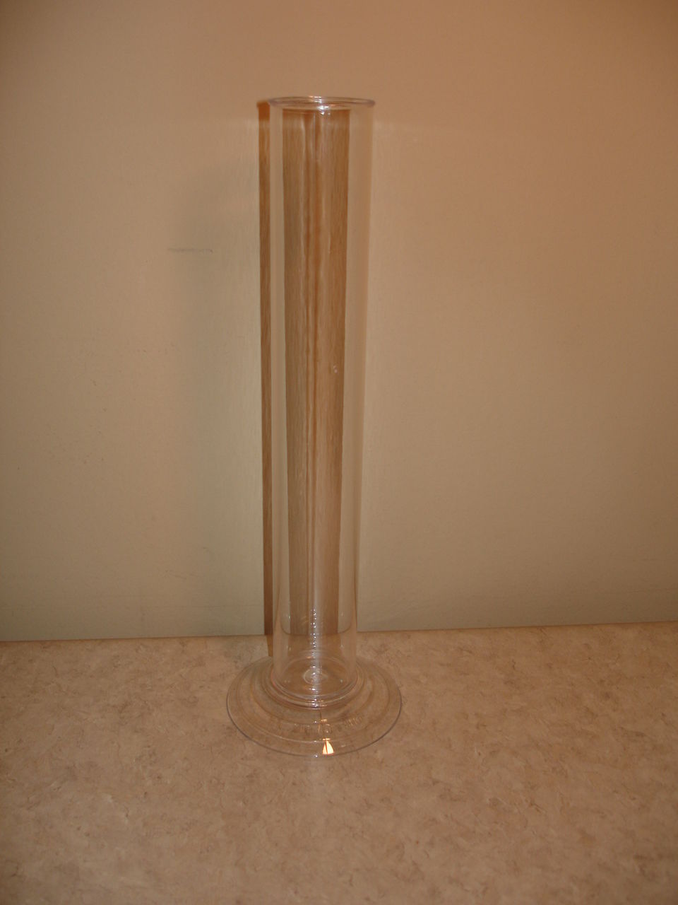 Black Base TEST JAR 10" BEAKER PLASTIC TRIAL JAR For use with hydrometer to test fermenting beer or wine - Image 4
