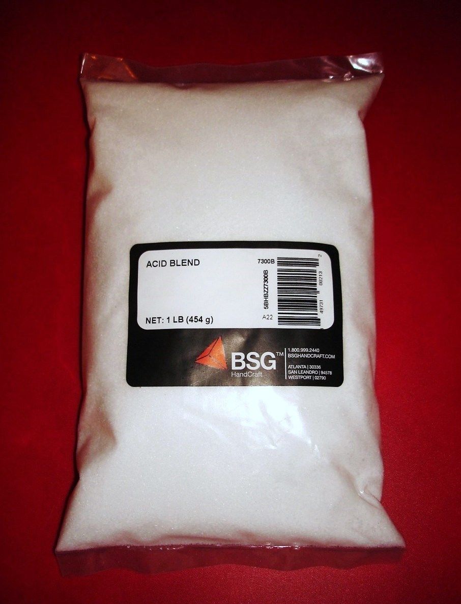 ACID BLEND 1 LB FRESH CITRICMALICTARTARIC HOME BREWING WINE MAKING