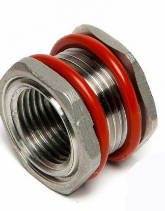 SHORT STEM WELDLESS BULKHEAD KIT FOR Brew Kettle Ball Valve or Thermometer Project