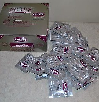 WINE YEAST 50 PK EC-1118 LALVIN ALL PURPOSE For Champagne, Soda, Cider, Fruit, White Wines