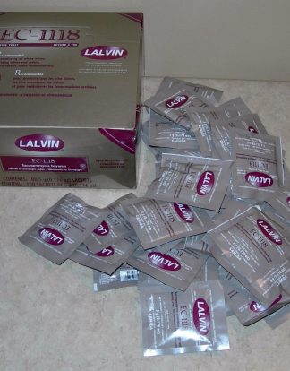 WINE YEAST 10 PK EC-1118 LALVIN ALL PURPOSE HIGH ALCOHOL FOR CHAMPAGNE SODA CIDER FRUIT and WHITE WINES