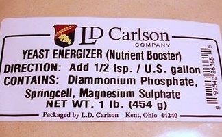 YEAST ENERGIZER 1LB LDC POWDER LD CARLSON for HOMEBREW BEER BREWING WINE MAKING
