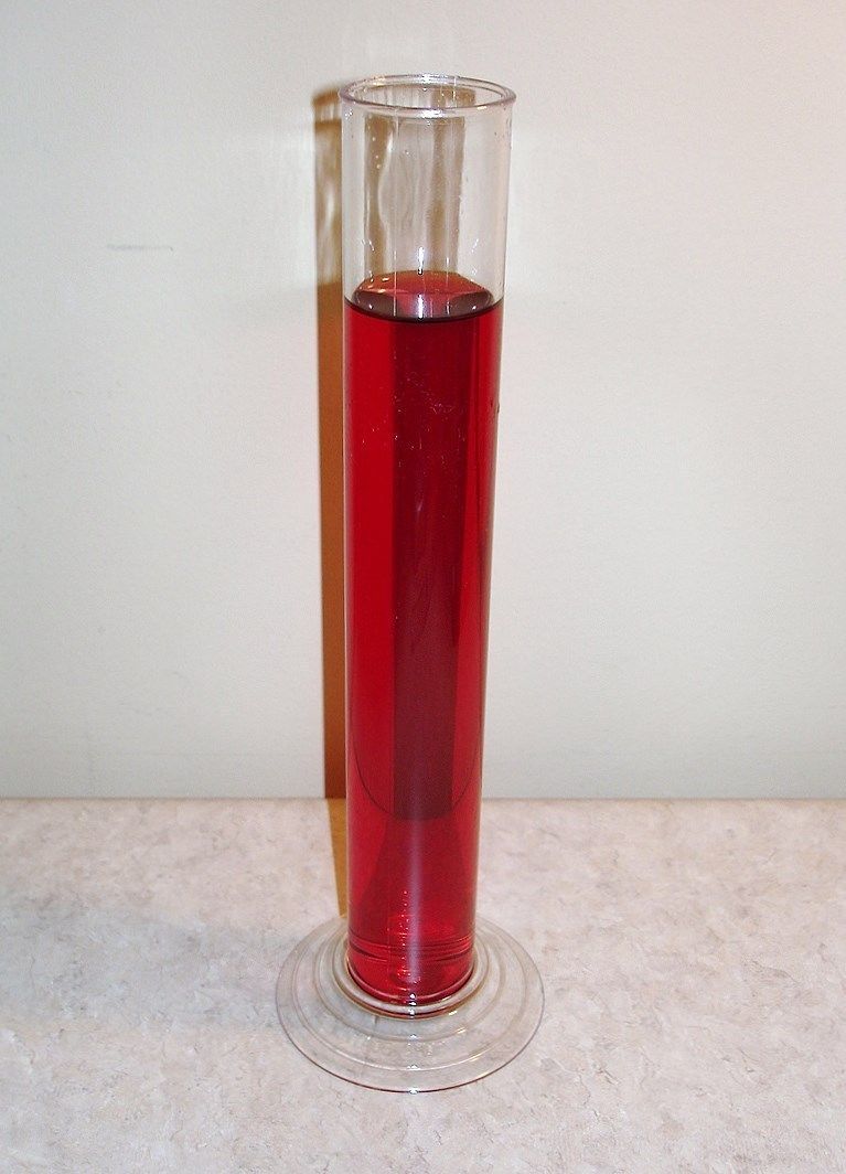 Black Base TEST JAR 10" BEAKER PLASTIC TRIAL JAR For use with hydrometer to test fermenting beer or wine - Image 3