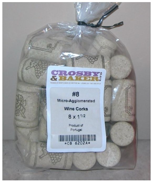 WINE CORKS 25 #8 1.5 NEUTROCORK?? NATURAL AGGLO for CORKING WINE BOTTLES 38x22mm - Image 5
