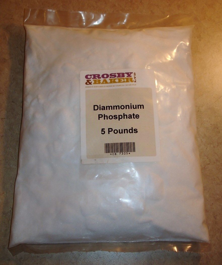 18-46-0 FERTILIZER HYDROPONIC plant & Yeast Nutrient Diammonium Phosphate 15 lb 
