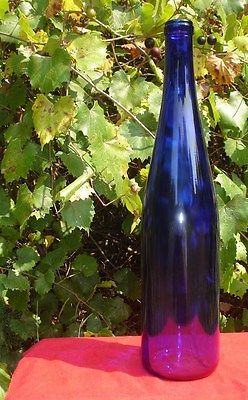 WINE BOTTLES STRETCH HOCK COBALT BLUE BRAND NEW CASE OF 12 750ml MAKING HOMEBREW