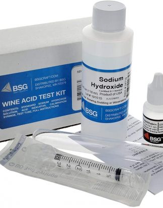 ACID TEST KIT FOR WINE MAKING FISH FARMING HOME BREWING OR MOST OTHER LIQUIDS