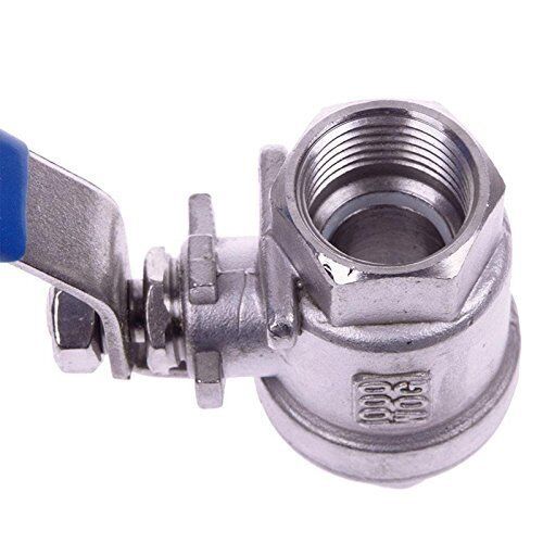 BALL VALVE KIT 6 PIECE STAINLESS STEEL 1/2" SPIGOT w/ BARB & BULKHEAD FOR BREW KETTLE - Image 3