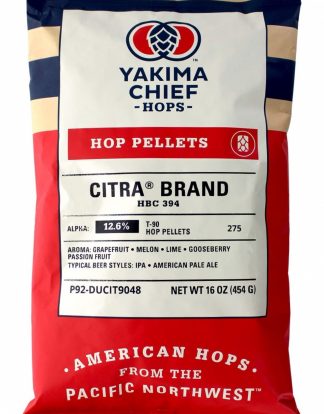 HOPS CITRA 1LB Hop Pellets HBC394 for Home Brewing and Craft Beer YCH Artisan