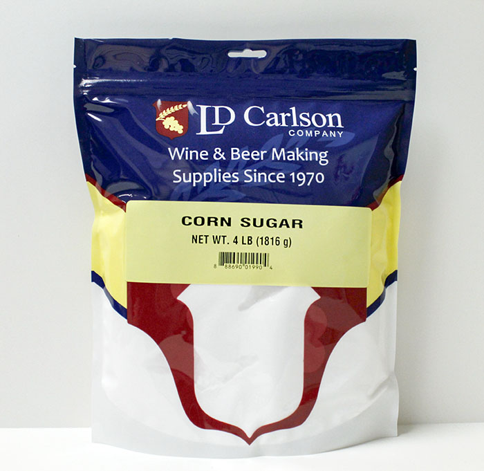 4LB CORN SUGAR DEXTROSE 4 POUND LB PRIMING SUGAR FOR WINE MAKING