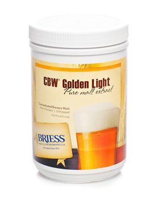 MALT EXTRACT BRIESS LME CBW GOLDEN LIGHT 3.3 LB CAN LIQUID MALT EXRACT