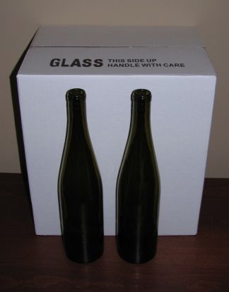 Wine Bottles HOCK ANTIQUE GREEN (Light Brown) AMBER STRETCH HOCK Brand New 2 CASES OF 12 750ml For Sweet Whites