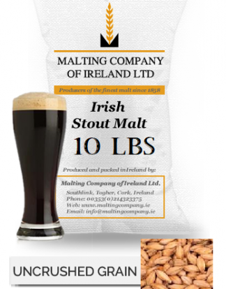 10 POUNDS IRISH STOUT MALT SPECIALTY GRAIN FOR GREAT POT STILL WHISKEY