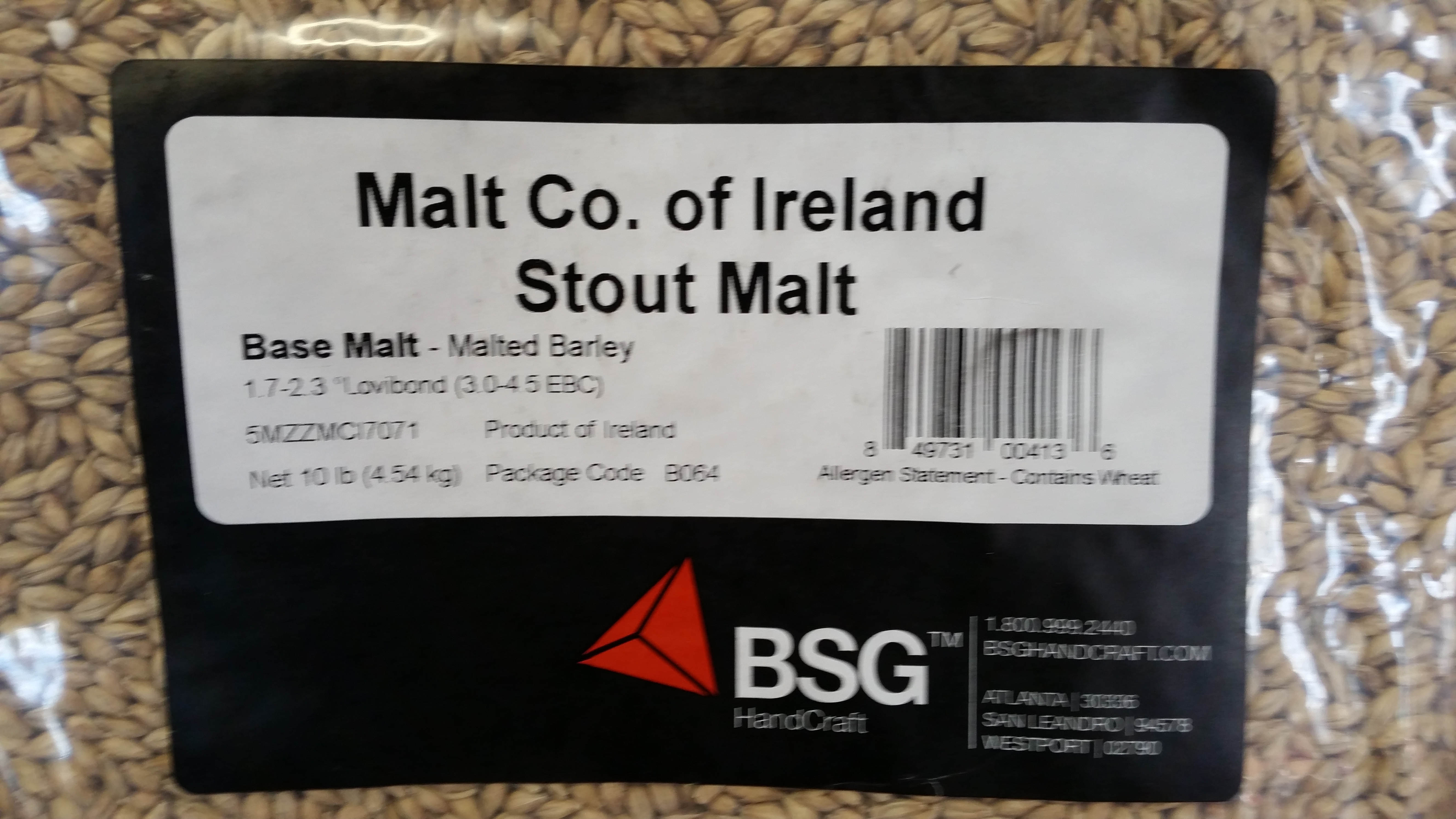 10 POUNDS IRISH STOUT MALT SPECIALTY GRAIN FOR GREAT POT STILL WHISKEY - Image 4