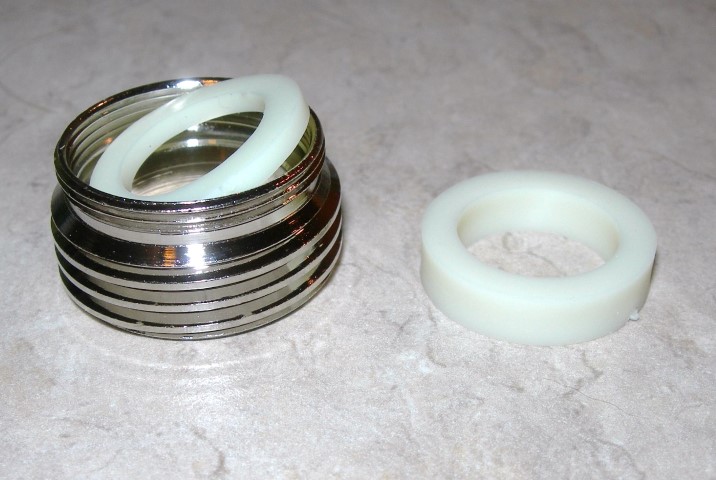 FAUCET ADAPTER LOW PROFILE CHROME KITCHEN SINK TO HOSE THREAD ADAPTOR SINK TOYS - Image 2
