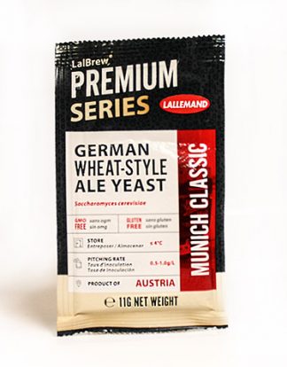 Single Pack MUNICH CLASSIC Brewing Yeast Lallemand Danstar's PERFECT REGIONAL MATCH FOR WHEAT BEER 11g Pack