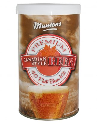 MUNTONS Premium Range CANADIAN STYLE ALE 6 Gallon Tinned Extract Beer Brewing Ingredient Kit