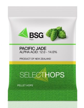 Hops Dual Purpose Hop Pellets 1oz NZ PACIFIC JADE for Bittering Musky Fruit Pepper and Borderline Aroma