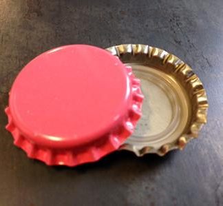 CROWN CAPS PINK 144 Standard USA Size 26.5 For Capping Soda or Beer Bottles