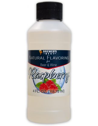 RASPBERRY FLAVOR BREWERS BEST 4oz FLAVORING FOR SODA BEER WINE SHINE CANDY ICE