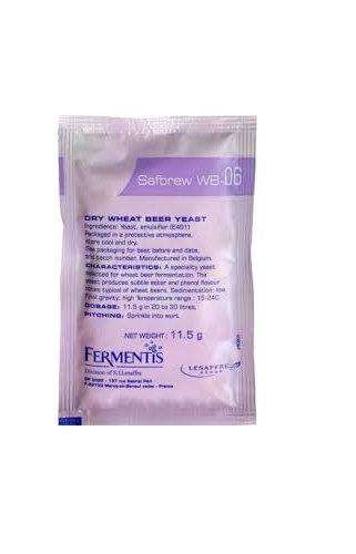BEER YEAST WB-06 6 PK SAFBREW DRY ALE YEAST HOME BEER BREWING FERMENTIS HOMEBREW - Image 2