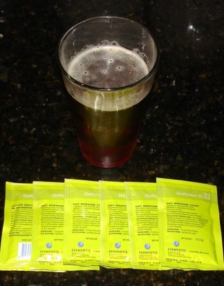 BEER YEAST 6 PK S-33 SAFBREW FERMENTIS DRY HOME BREWING HOMEBREW KIT BELGIAN ALE
