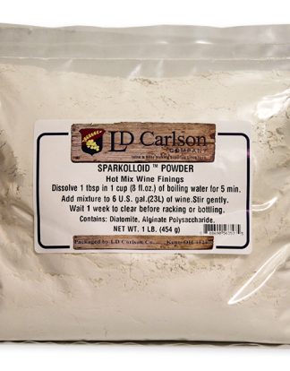 SPARKOLLOID 1 LB HOT MIX FINING POWDER FOR CLEARING WINE AND MOONSHINE CHARCOAL