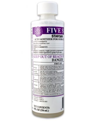 STAR SAN 8 OZ SANITIZER Starsan No Rinse Sterilizes Home Brewing Equipment QUICKLY