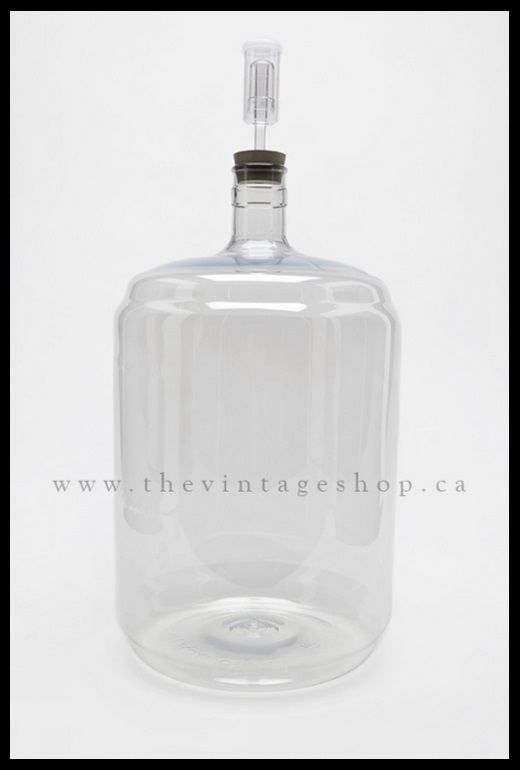 PET CARBOY KIT 5 GAL w/AIRLOCK & BUNG FOR SECONDARY FERMENTATION OF BEER & WINE Hobby Homebrew