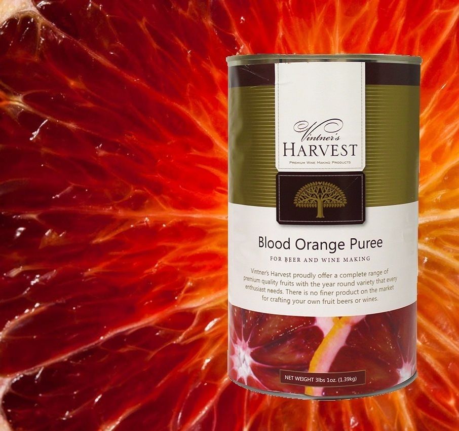 BLOOD ORANGE FRUIT PUREE VINTNERS HARVEST WINE BEER MEAD MOCKTAIL BASE