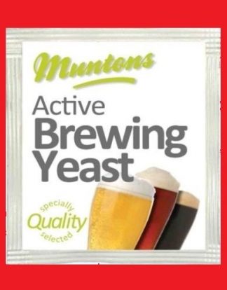 10PK BEER YEAST Muntons Ale Yeast - Standard All Purpose Brewers Yeast for English Ale