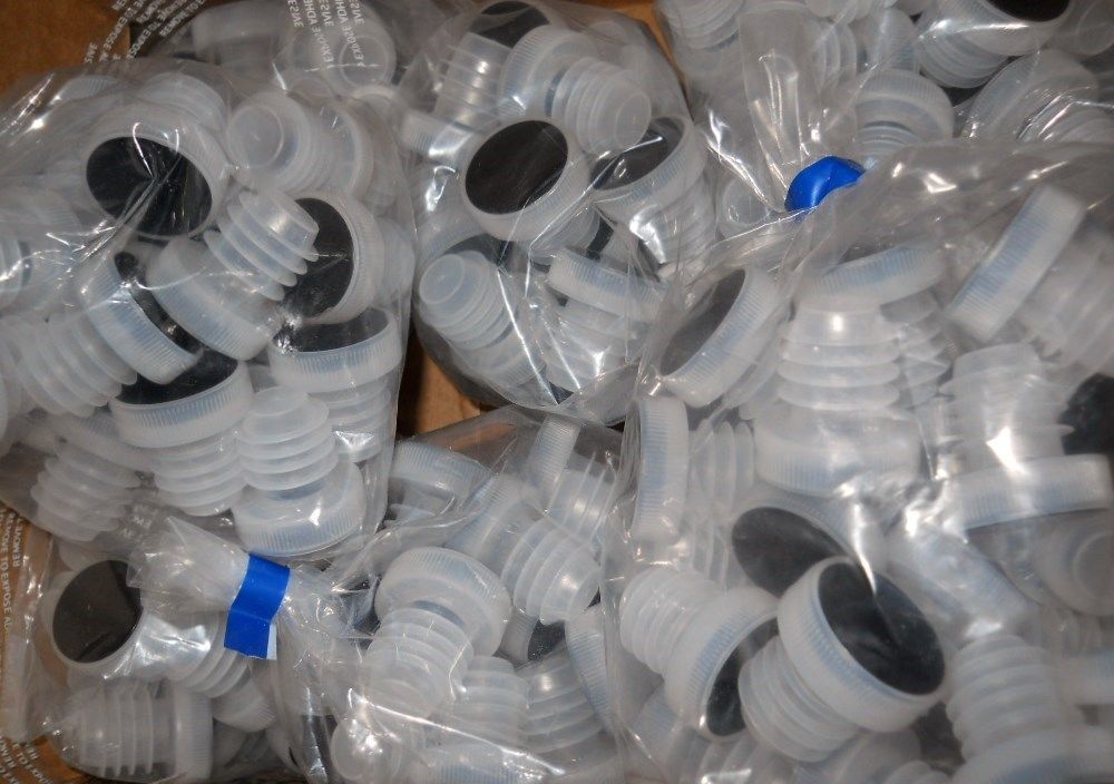 TASTING CORKS 25 ALL PLASTIC BAR T-TOP MUSHROOMS for WINE BOTTLES SYNTHETIC #9 - Image 3