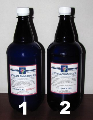 DOUBLE WHAMMY SUPER KLEER K.C. 1L CHITOSAN + 1L KIESELSOL for CRYSTAL CLEAR ALCOHOL!