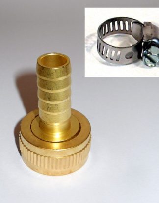 HOSE ADAPTER KIT BRASS FOR WORT CHILLER FEMALE GARDEN HOSE GHT 1/2″ BARB ADAPTOR