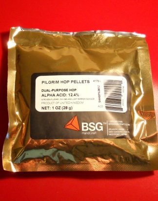 HOPS HOP PELLETS UK PILGRIM 1oz NITROGEN FOIL FACTORY PACK HOME BREWING BEER MR