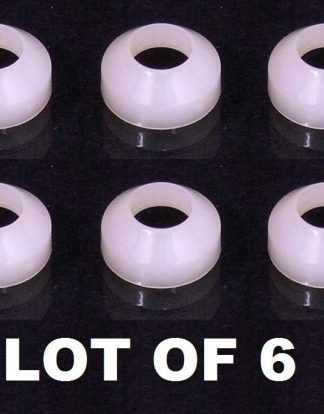 FLARE WASHERS 6PK FOR BALL OR PIN LOCK 1/4″ QD QUICK DISCONNECT SWIVEL NUTS GAS LIQUID LINES SKIRT WASHERS