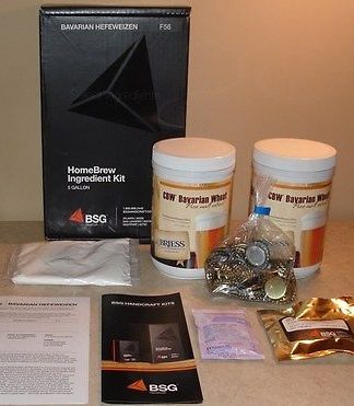 BEER MAKING KIT BSG K56 KELHIEM HEFEWEIZEN TYPE Bavarian 5 Gallon Home Brewing Ingredient Box Kit