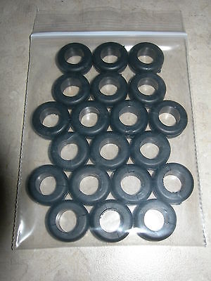 AIRLOCK GROMMETS 20 PK 1/2"x3/8" FOR HOMEBREW WINE BEER MAKING KIT FERMENTER LID