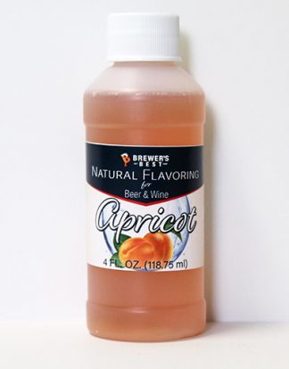 APRICOT FLAVOR BREWER'S BEST 4 oz Flavoring for Beer Wine Shine Soda Candy