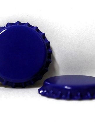 CROWN CAPS DARK BLUE Almost MIDNIGHT BLUE 144 STANDARD SIZE 26.5 CAPS FOR SODA AND BEER BOTTLES
