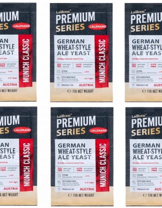 6PK MUNICH CLASSIC WHEAT BEER YEAST 6 Pack of Danstar's Perfect Regional Match for Quality Wheat Beer